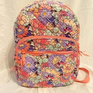 Vera Bradley Minnie’s Garden Party Campus Backpack Disney